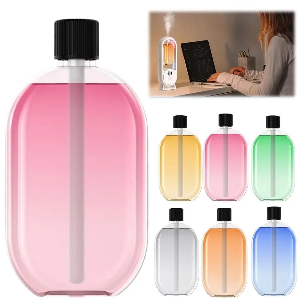 Smart Essential Oil Diffuser with Color Luminous Light Aromatherapy Machine Portable Quiet Operation No Noise for Car Bedroom