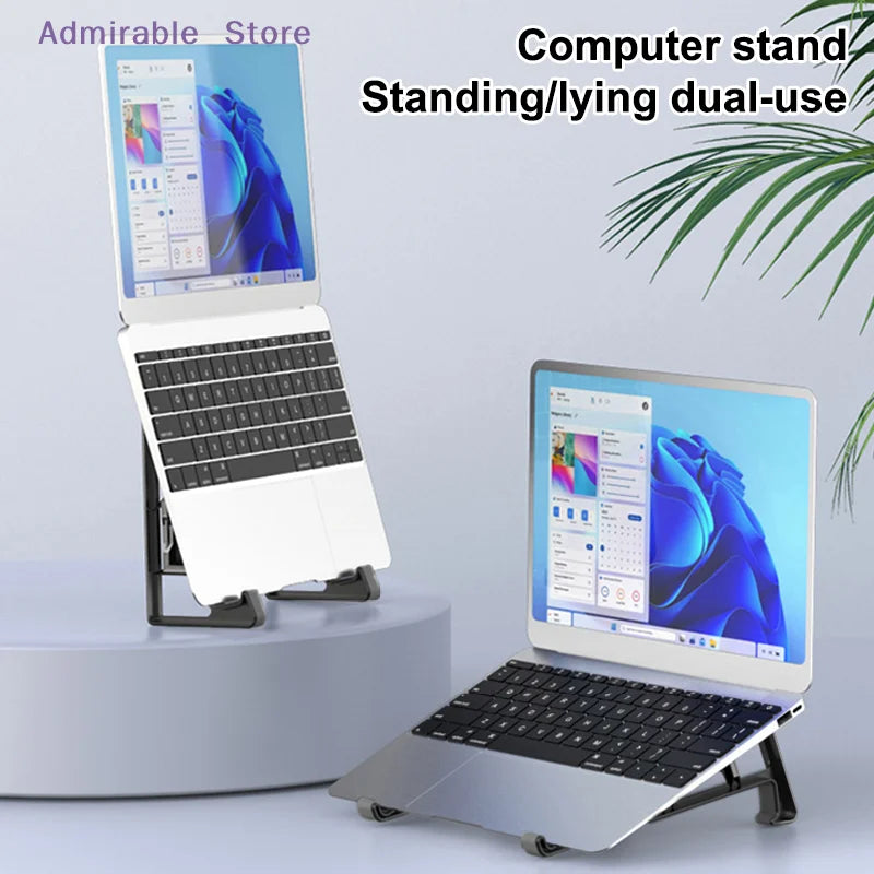 [W]2in1 Laptop Vertical Holder Tablet Notebook Computer Heightening Stand Bracket For  For  Pro For Office Studio