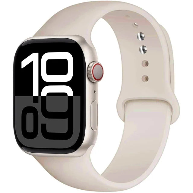 Silicone Band For Apple Watch straps 45mm 44mm 40mm 41mm 42mm-46mm sport bracelet iwatch series 8 7 6 5 SE 9 10 11 Ultra 2 49mm