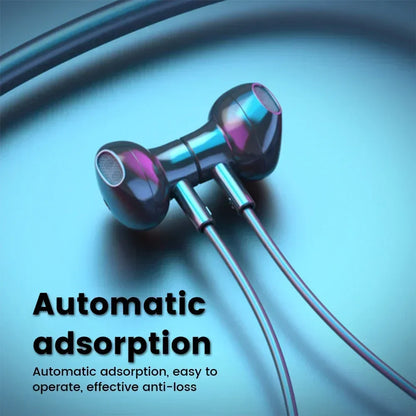 K58pro Wireless Earphones Bluetooth 5.3 Neckband Headphones Gaming LED Display HIFI Headset Sports TWS Earbuds With Mic TF Card