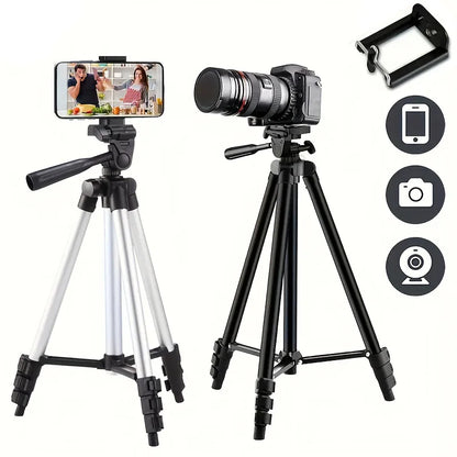 Travel Self Tripod with Bluetooth Remote Phone Clip for Canon Nikon DSLR SLR Digital Camera Universal Stand