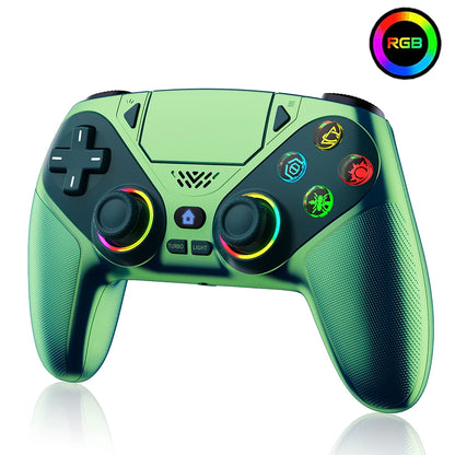 RGB Gamepad For Playstation 5/PS5 Pro/Slim/PC Wireless PS5 Controller 3D Game Joystick Dual Vibration Macro/Turbo Function