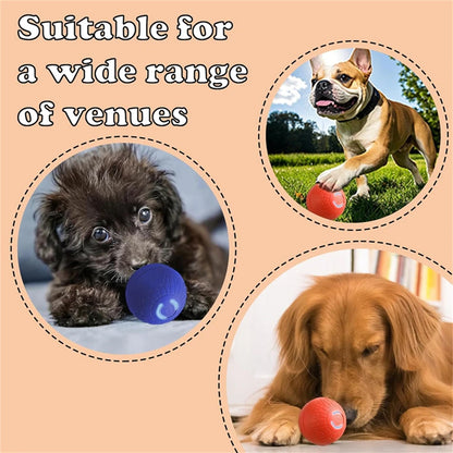 Smart Dog Toys Ball Electronic Interactive Cat Toy Pet Jump and Rolling Ball USB Automatic Moving Bouncing for Large Medium Dogs