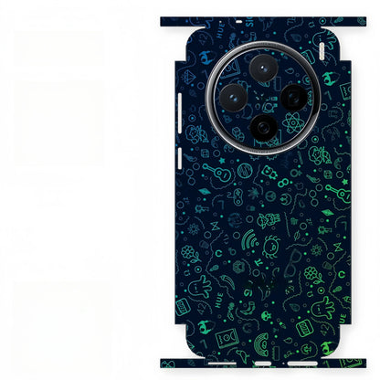 Colorful Sticker for VIVO X200 X300 PRO Back Screen Protector with Hing Side Skin  Protective Film