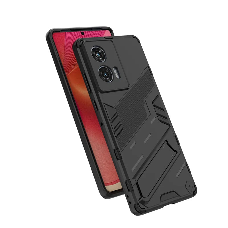 For Motorola Edge 50 Fusion 5G Case Magnetic Armor Shockproof Stand Phone Cases for Moto Edge50 Fusion Edge50Fusion Back Cover