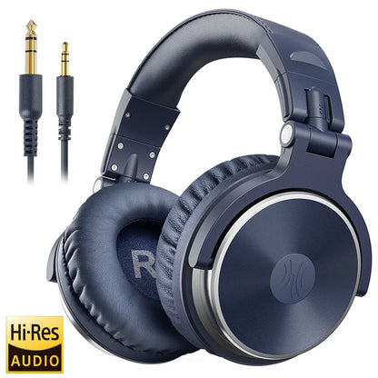 Oneodio Pro 10 Wired Headphones Over Ear Hi-Res Audio Wired Headset With Microphone Studio DJ Stereo Headphones 3.5mm/6.35mm
