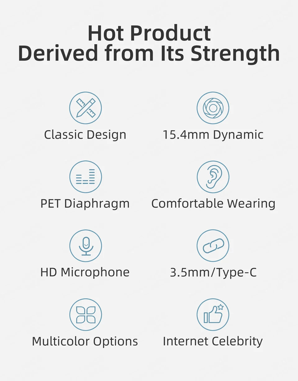 NICEHCK Traceless Colorful HIFI In-ear Earphone 15.4mm Dynamic Unit Sport Music Headset Microphone Earbud IEM Vido MX500 MX980