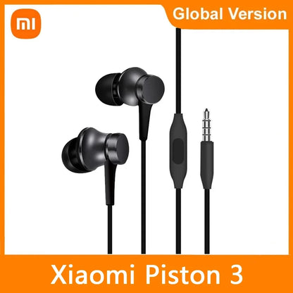 Original Xiaomi Earphone Wired 3.5MM In-ear Sport Music Headphone with Mic HiFi Gaming Headset For Redmi POCO Huawei Samsung