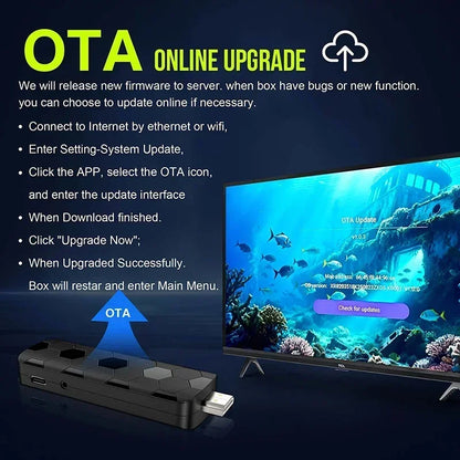 4K 8K UHD R3+ Streaming TV Stick Android 16, 8GB+128GB Storage WiFi6 Bluetooth 5.0 Built-in Google Assistant