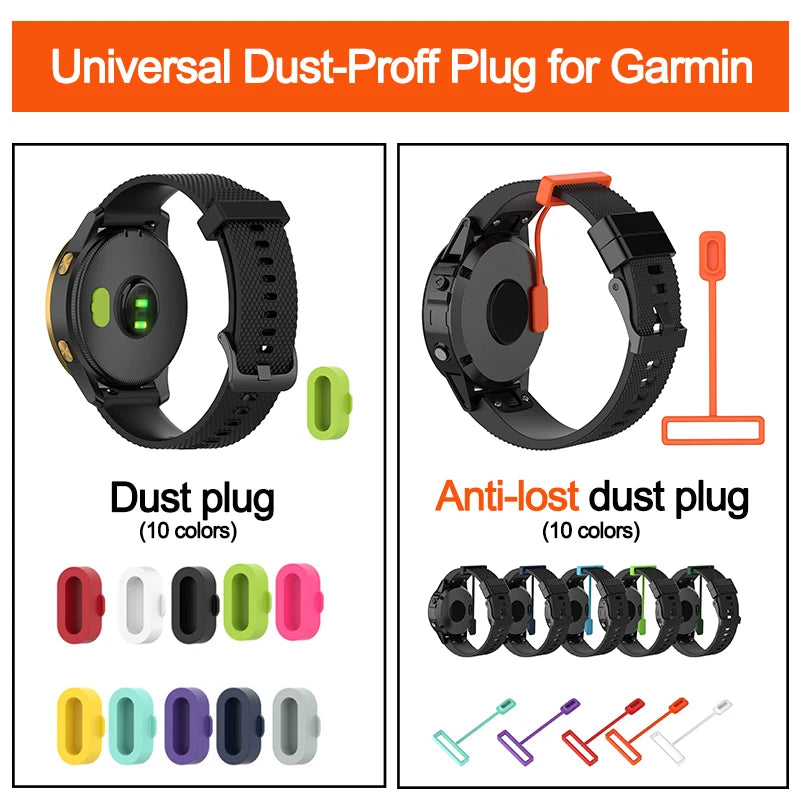USB Watch Charger Cable For Garmin Fenix 7 7S 7X 6 6S 6X 5 5S 5X Forerunner 945 935 245 255 Charging Dock With Dust Plug Cover