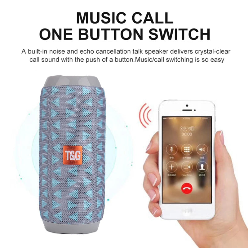 Portable Wireless Bluetooth Speaker Blutooth Music Sound Box For Caixa De Som Blootooth Subwoofer Radio FM Handfree Bass System