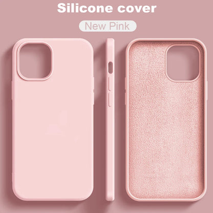 Original Liquid Silicone Cases For iPhone 15 14 11 13 12 Pro Max Mini XR X XS 8 7 Plus SE2020 Luxury Soft Case Phone Accessories