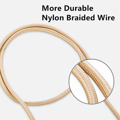 Alloy Braided USB Fast Charging Cable For iPhone X XR XS Max 11 12 13 Mini 14 Pro Max 7 8 14 Plus Quick Charge USB-A Data Cable
