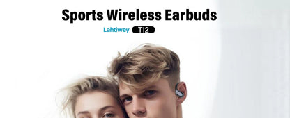 Wireless Bluetooth 5.4 Earbuds High Quality Sound and Noise Reduction Mic, 75H Playtime, Power Display, IPX7 Waterproof Earphone