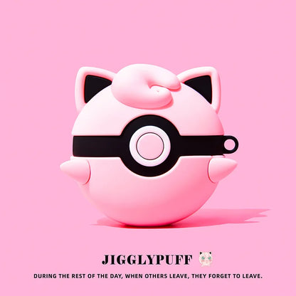 Pokemon Ball For Airpods Pro 2 Case,3D Cartoon Anime Shockproof Protective Earphone Cover For Airpods 4 Case For Kids Boys Funda
