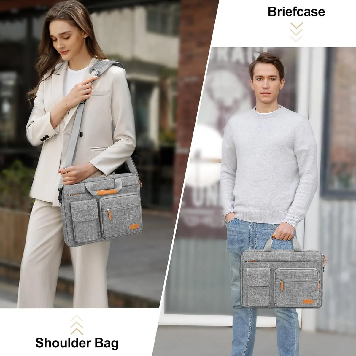Laptop Shoulder Bag 15-16 inch Computer Messenger Bags for MacBook Pro 16 HP Dell Lenovo Asus Acer Notebook Handbag Briefcase