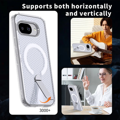 Magnetic Bracket Cooling Shockproof Phone Case For Google Pixel 10 9 Pro XL 10A 9A Mesh Ventilation Wireless Charging Phone Case