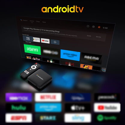 H96Max S905L3 Android TV Box 4K Smart TV Box Video Streaming TV Box 2.4G/5G WiFi Voice Assistant Home Media Player Set Top Box
