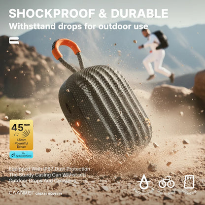 CW23 Portable Bluetooth Speaker IPX7 Waterproof TWS Bike Handlebar Subwoofer For Bicycle Scooter Outdoor Cycling Hot Sale