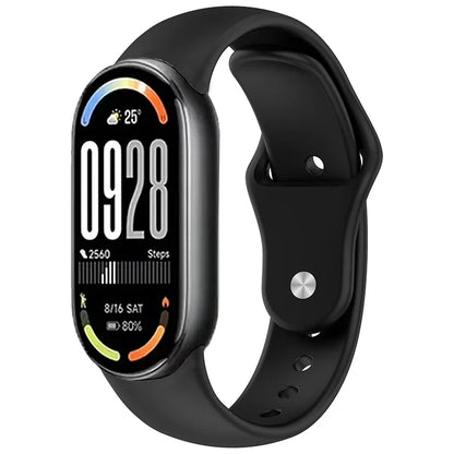 Soft Silicone Strap for Xiaomi Mi Band 10 9 8 NFC Smart Watch Sport Replaceable Bracelet Correa for Mi Band 11 Breathable Strap