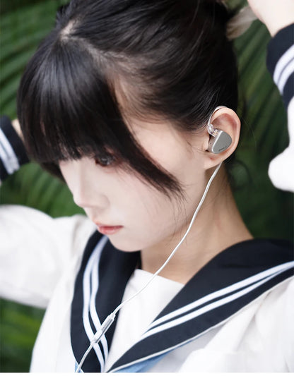 iBasso Jr. Gelato HiFi Wired Earphones In Ear Music Headphones High Quality Sport Headset Customized Pc Gamer Accessories Gifts