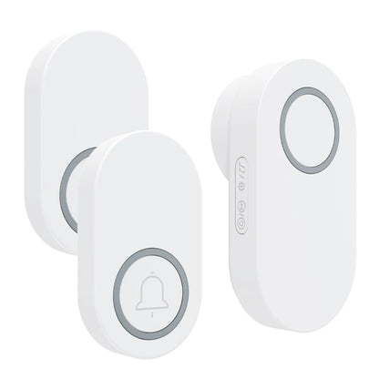Hococa US/EU/UK Plug Outdoor Wireless Doorbell 60 Songs Melodies Waterproof Welcome Door Bell 200m Remote Call Bell With Battery
