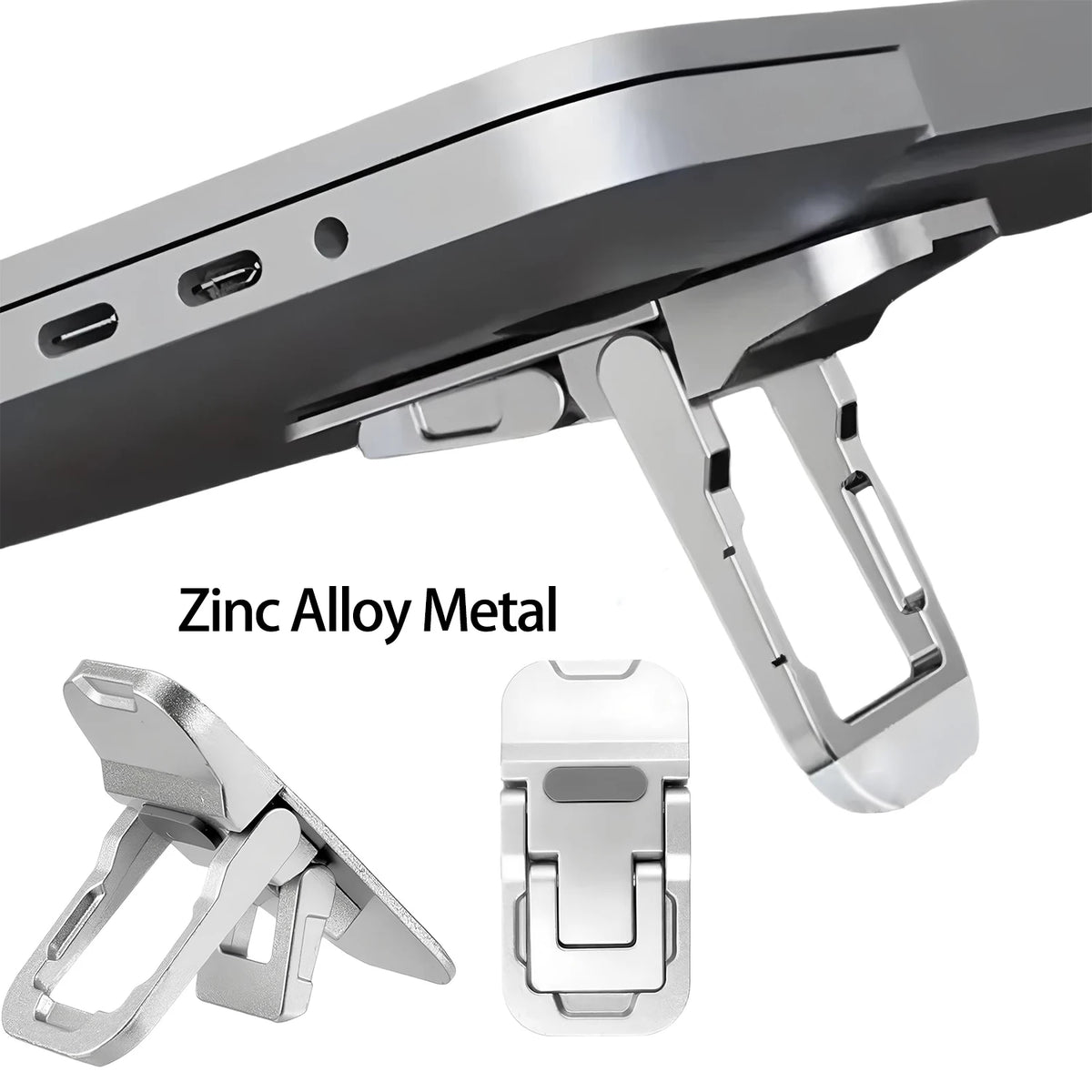 2pcs/Set Foldable Laptop Stand Portable Notebook Support Holder Adjustable Riser Cooling Bracket Universal For Laptop Tablet