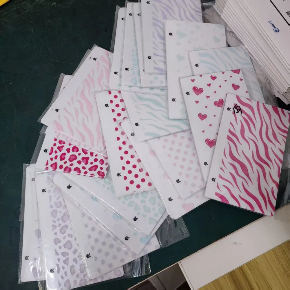 VORMIR 50pcs Zebra Leopard Texture 3D Transparent Phone Back Skins Decoration Stickers for Hydrogel Film Cutting Machine