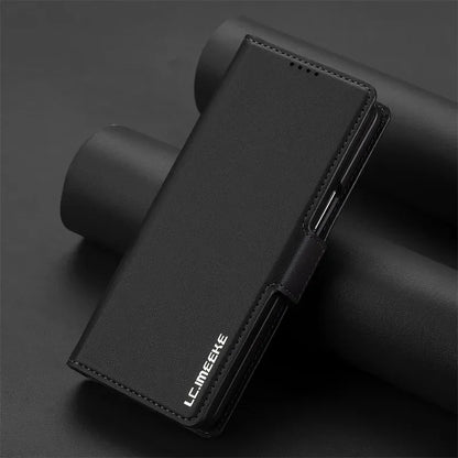 Magnetic Flip Leather Phone Case for Samsung Galaxy Z Fold 8 Ultra7 6 5 4 3 5G Fold6 Fold5 Fold8 Wallet Card Cover Etui Coque