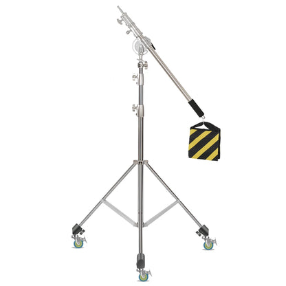 Super Stable Stainless Steel Big Tripod 2.8M Foldable Lighting Stand Tripod Photography For Fill Spot Light Softbox Photo Studio