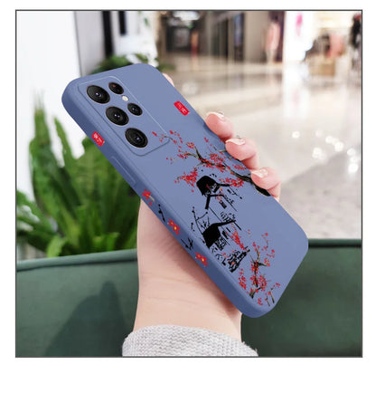 Field Wind Phone Case For Samsung Galaxy S25FE  S24 S23 S22 S21 S20 S10 S10E S9 Ultra Plus FE Note 20 Ultra 10 9 Plus Cover