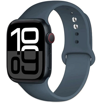 Silicone Band For Apple Watch straps 45mm 44mm 40mm 41mm 42mm-46mm sport bracelet iwatch series 8 7 6 5 SE 9 10 11 Ultra 2 49mm