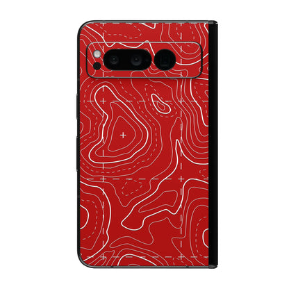 Colorful Skin For Pixel Fold 10 9 Pro XL Back Film Google 8 Sticker 8A Protective Decal Wrap Phone Soft Back Screen Protector