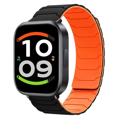 Magnetic Silicone Strap For Redmi Watch 6 Active-Lite/6-5-4 Sports Bracelet Wristband For Xiaomi Mi Band 10 Pro/9 Pro/8 Pro Belt