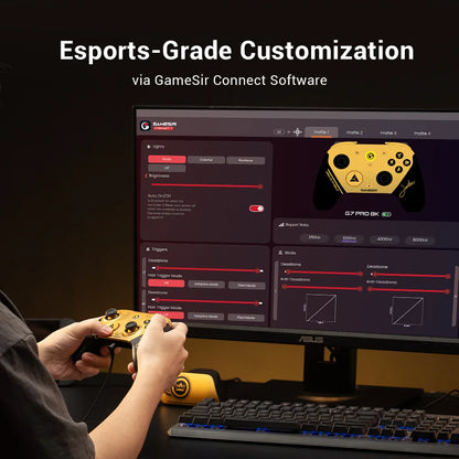GameSir G7 Pro 8K Champion Edition Wireless Gaming Controller for Nintendo Switch 2, Android, iOS, PC, Steam, 8000Hz Gamepad