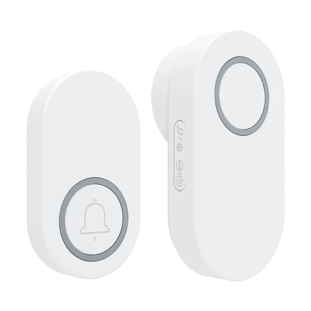 Hococa US/EU/UK Plug Outdoor Wireless Doorbell 60 Songs Melodies Waterproof Welcome Door Bell 200m Remote Call Bell With Battery