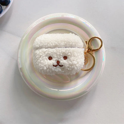 For Airpods 4 Pro Case 2022 Cute Fluffy Dog Earphone Case Headphone Cover For Apple AirPod 3 2 Pro 2nd Generation Pro USB C Case