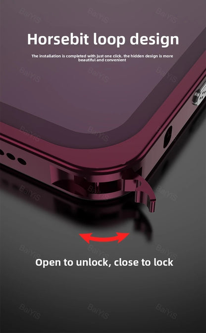 Luxury Metal Alloy Lens Protector Frame Phone Case For iPhone 18 17 16 15 14 13 Pro Max Plus Heat Dissipation Shockproof Cover