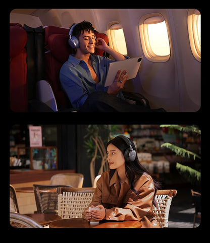 Baseus Inspire XH1 Sound by Bose ANC Wireless Headphone Bluetooth 6.1 48dB Adaptive Noise Cancellation Headset Hi-Res LDAC 100Hr