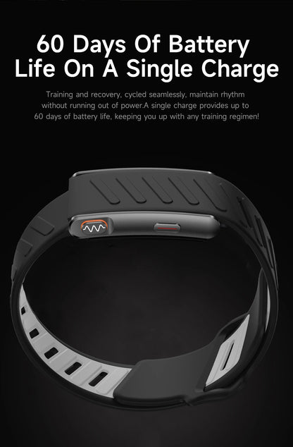 2026 New Nursing Grade Smart Bracelet VWAR MG SpO2 Blood Lipid Uric Acid ECG+PPG Waterproof NO Screen Band Sport Fitness Tracker