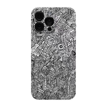 Oscar Colorful Decal Skin for iPhone 17 16 15 14 13 12 Pro Max Protector Film Wrap Case Full Cover Personal Sticker