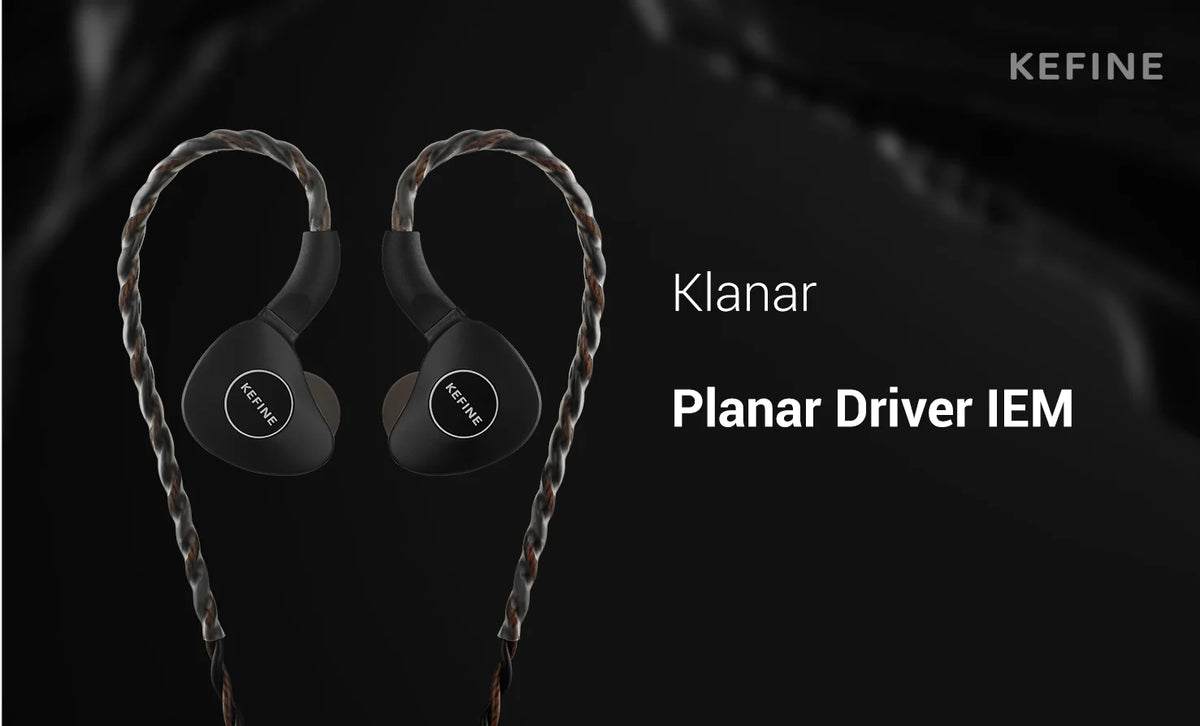 KEFINE Klanar 14.5mm Planar Magnetic Driver Hifi Wired IEM Earphones with CNC Metal  Housing & Detachable 0.78 2pin 3.5mm Cable