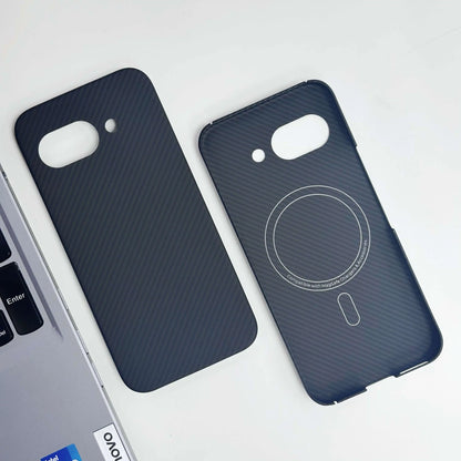 For Google Pixel 9 /9 Pro/9 ProXL/ 9A, 600D/1500D Kevlar Aramid Fiber Case – Magnetic, Ultra-Thin Hard Shell, Shockproof Cover