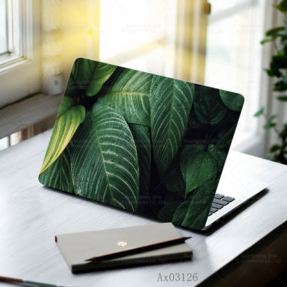 Pink Flower Laptop Stickers Self Adhesive Waterproof Anti Scratch Notebook Cover for Device Notebook MacBook Protective Skins