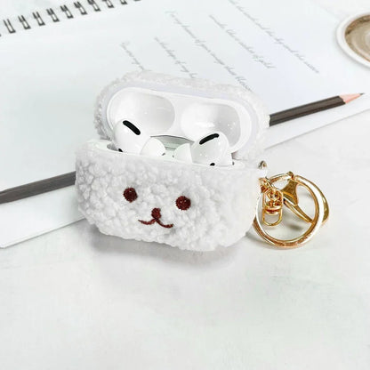 For Airpods 4 Pro Case 2022 Cute Fluffy Dog Earphone Case Headphone Cover For Apple AirPod 3 2 Pro 2nd Generation Pro USB C Case
