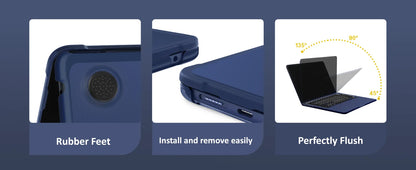 MOSISO MacBook Laptop Case for Air 13 13.6 15 inch M5 M4 M3 M2 Macbook Pro 14 16 M5 A3434 Plastic Hard Shell