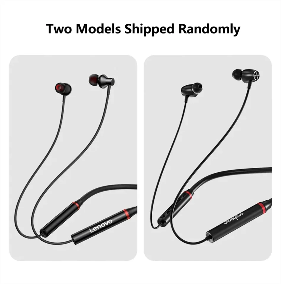 Origial Lenovo HE05X Bluetooth Earphones Earphone Waterproof Earplugs HIFI Sound Magnetic Neckband Headset Sports Headphone Gift