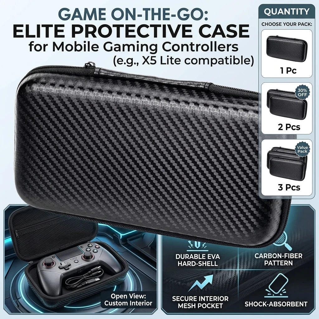 1/2/3Pcs For Gamesir X5 Lite Protection Package Mobile Gaming Gamepads Portable Waterproof Carrying Case Hard Shell Case