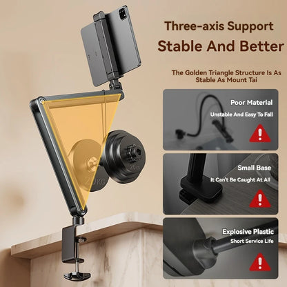 Phone Stand Long Arm Rotatable Tablet Holder For 5 to 13 inch Tablet Smartphone Bed Desktop Lazy Holder Bracket For iPad Support