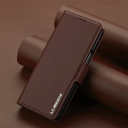 Magnetic Flip Leather Phone Case for Samsung Galaxy Z Fold 8 Ultra7 6 5 4 3 5G Fold6 Fold5 Fold8 Wallet Card Cover Etui Coque
